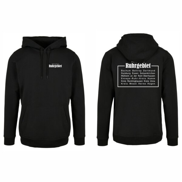 Pütt-Liebe Hoodie Unisex Meine Heimat Ruhrgebiet Design No. 1