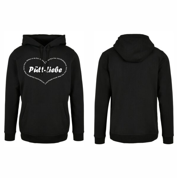 Pütt-Liebe Hoodie Unisex Herz mit Städtenamen Design No. 2