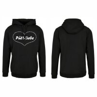 Pütt-Liebe Hoodie Unisex Herz mit Städtenamen...