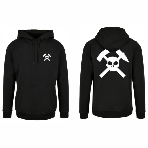 Pütt-Liebe Hoodie Unisex Totenkopf Design No. 2