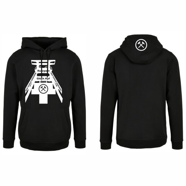Pütt-Liebe Hoodie Unisex Zechenturm Design No. 3