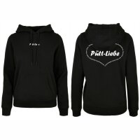 Pütt-Liebe Hoodie Damen Herz mit Städtenamen...