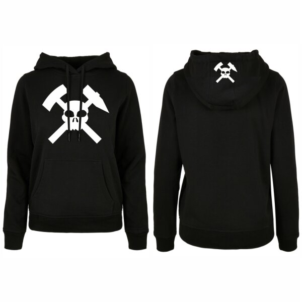 Pütt-Liebe Hoodie Damen Totenkopf Design No. 1