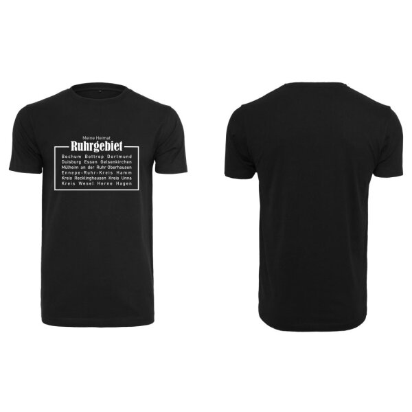 Pütt-Liebe T-Shirt Unisex slim Meine Heimat Ruhrgebiet Design No. 2