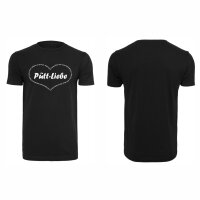 Pütt-Liebe T-Shirt Unisex slim Herz mit...