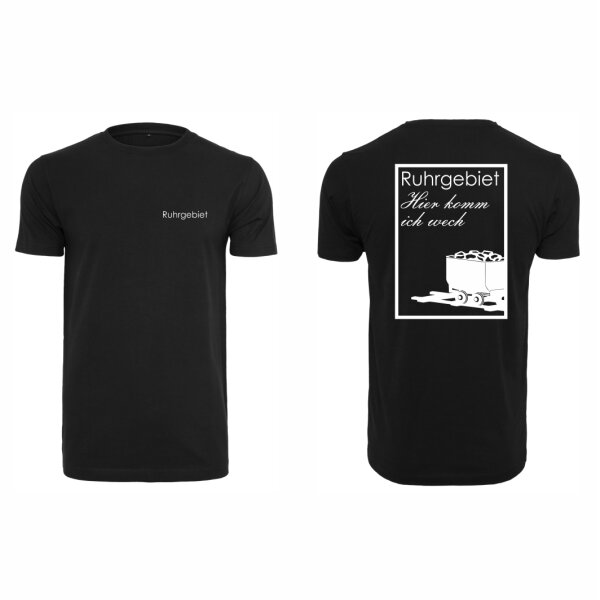 Pütt-Liebe T-Shirt Unisex slim Hier komm ich wech Design No. 1