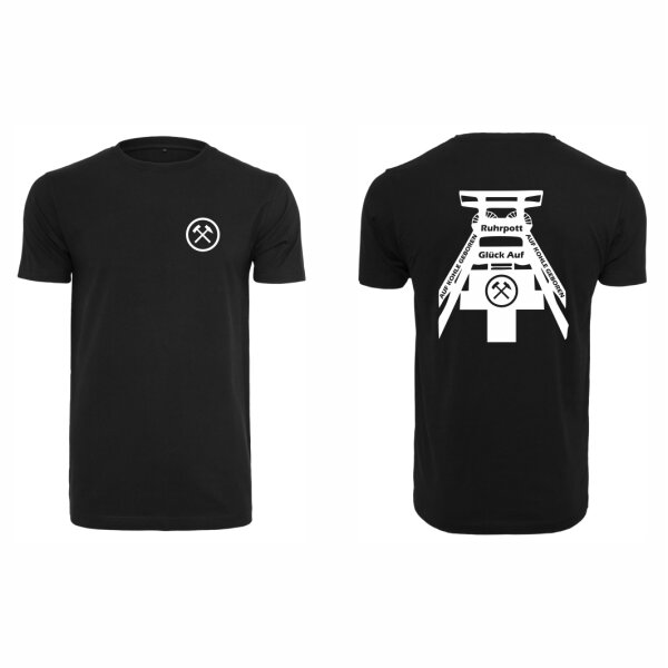 Pütt-Liebe T-Shirt Unisex normal Zechenturm Design No. 1