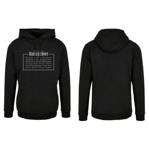 Pütt-Liebe Hoodie Unisex Meine Heimat Ruhrgebiet Design No. 2