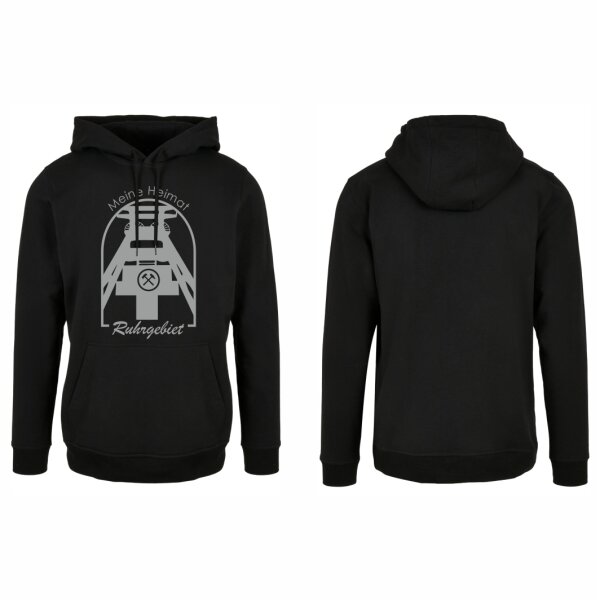 Pütt-Liebe Hoodie Unisex Meine Heimat Ruhrgebiet Design No. 3