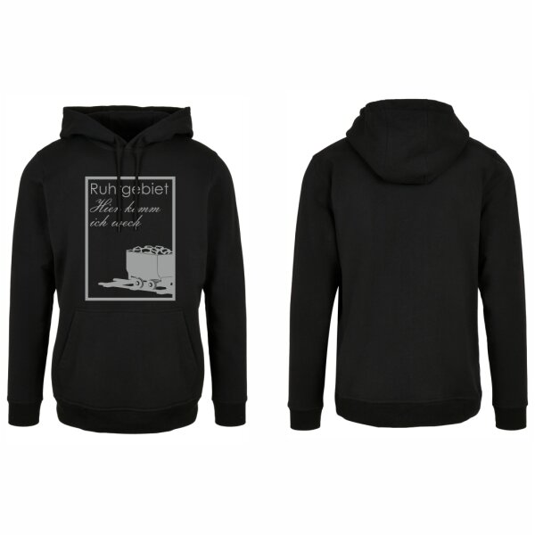 Pütt-Liebe Hoodie Unisex Hier komm ich wech Design No. 1