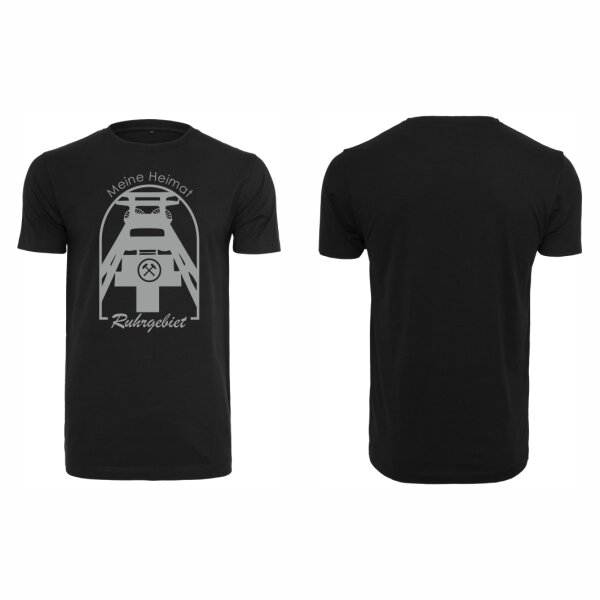 Pütt-Liebe T-Shirt Unisex slim Meine Heimat Ruhrgebiet Design No. 3