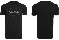 Pütt-Liebe T-Shirt Unisex slim Herz mit...