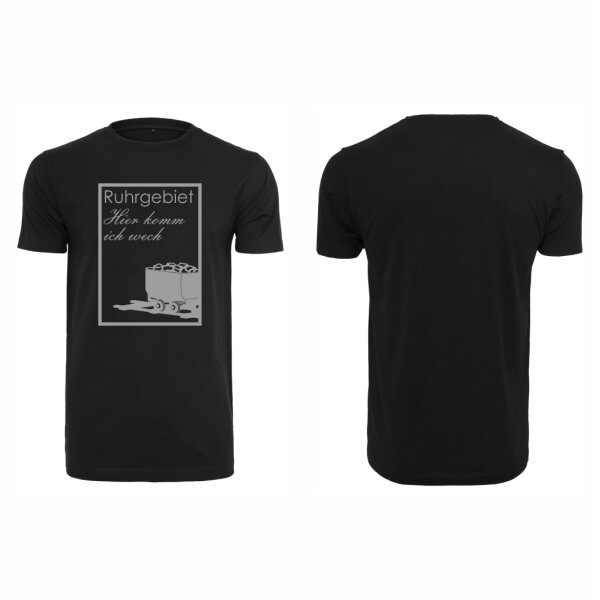 Pütt-Liebe T-Shirt Unisex normal Hier komm ich wech Design No. 2