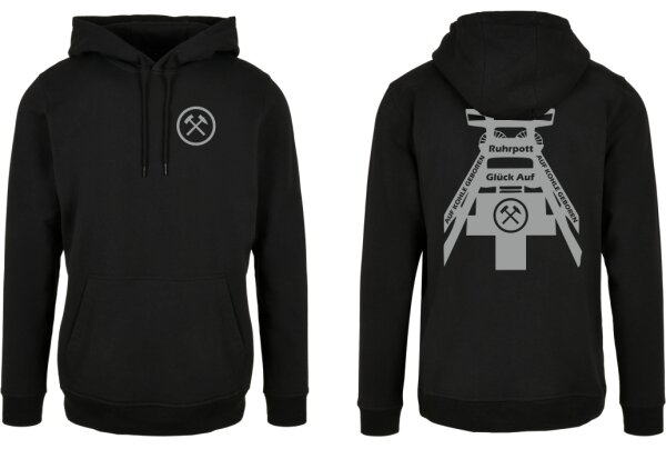 Schwarz / Druck grau