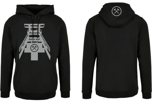 Schwarz / Druck grau